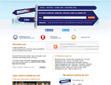 Tablet Screenshot of encontralins.com.br
